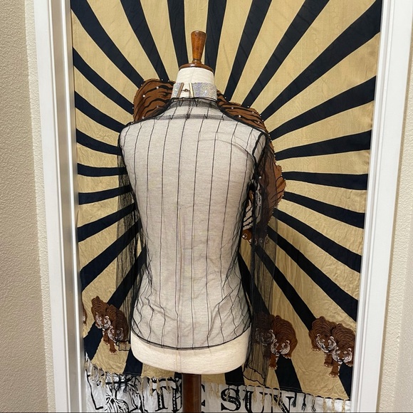 🌈 Beautiful contemporary mesh top - Picture 8 of 11